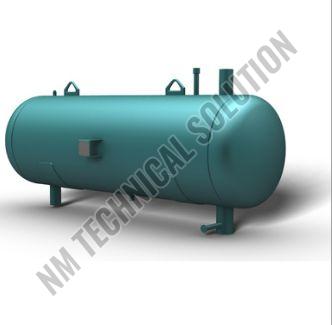 Green Mild Steel Pressure Vessel Tank