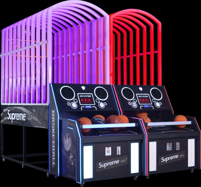Single Player Coin Operated Supreme Basket Ball