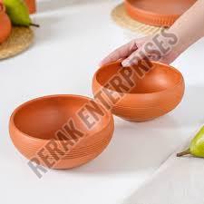 Handmade Terracotta Clay Bowl Set