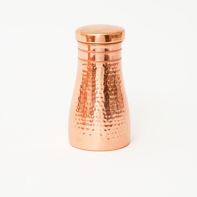 Copper Hammered Sugar Pot