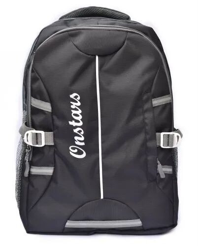 Black Onstars Laptop Backpack Bag