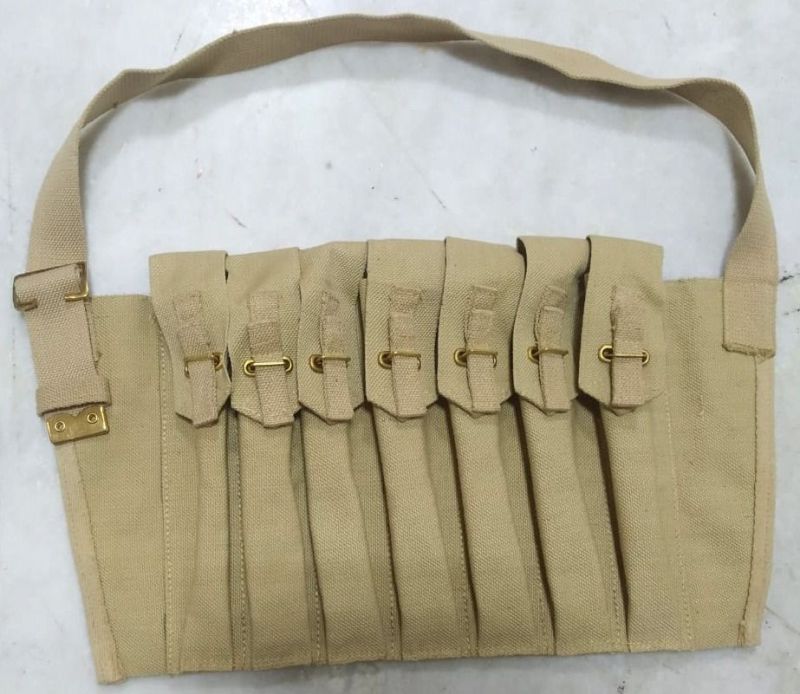 WWII British 7 Pocket 1944 Magazine Pouch