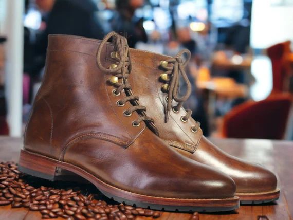 Mens Leather Boots