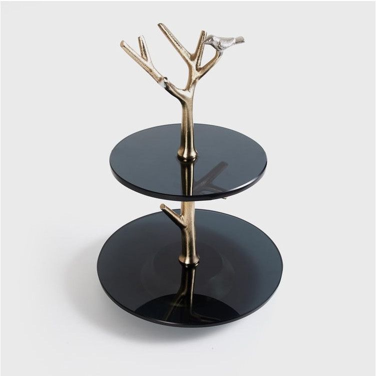 Metal 2-Tier Cake Stand