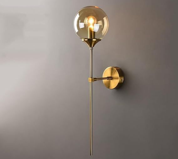 Gold Metal Wall Light