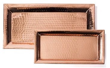 Vintage Copper Serving Tray