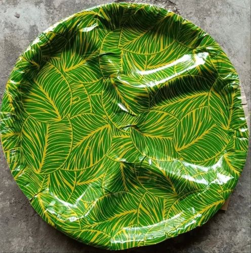 4 CP Round Printed Paper Plates