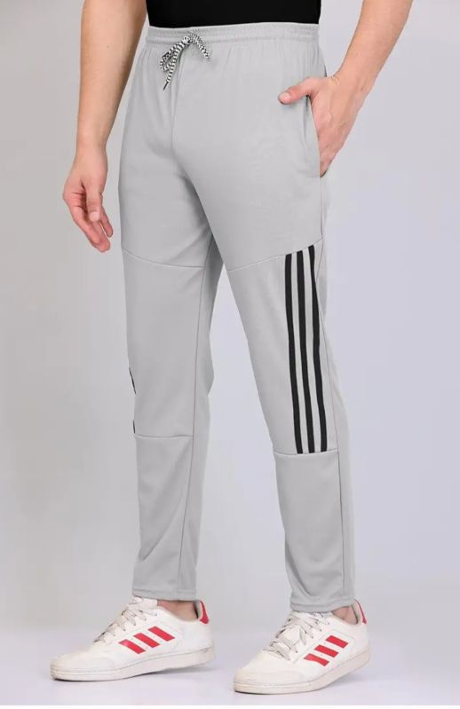 Goldenway Mens Light Grey Lycra Track Pant