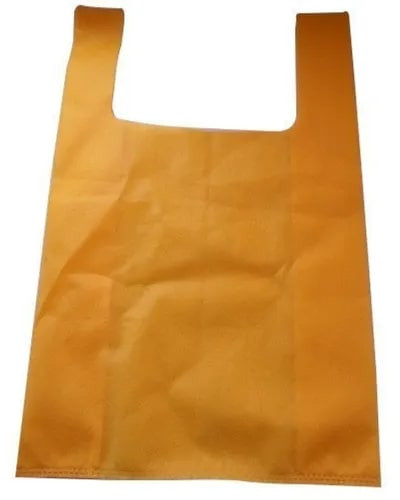 Yellow Non Woven U Cut Bags