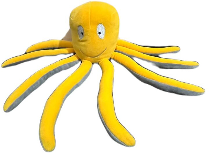 Yellow Octopus Soft Toy