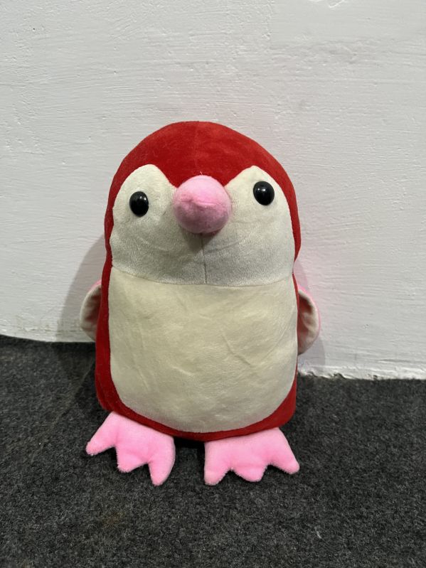 Red Penguin Plush Soft Toy