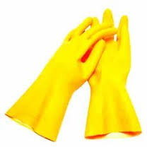 Yellow PVC Gloves