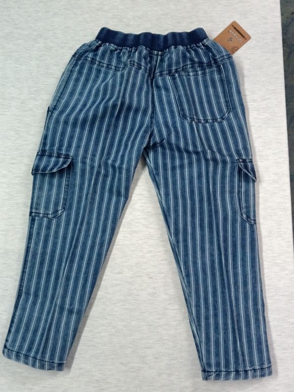 Cut N Shape Boys Denim Cargo Full Pant