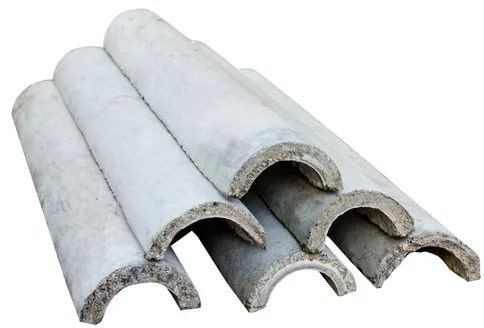 100mm RCC Half Round Pipe