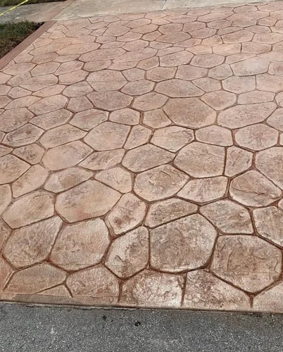 Outdoor Stamped Concrete Flooring