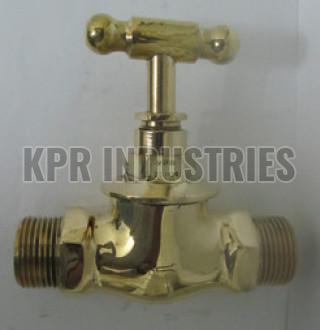 25mm Polished Brass Stop Valve