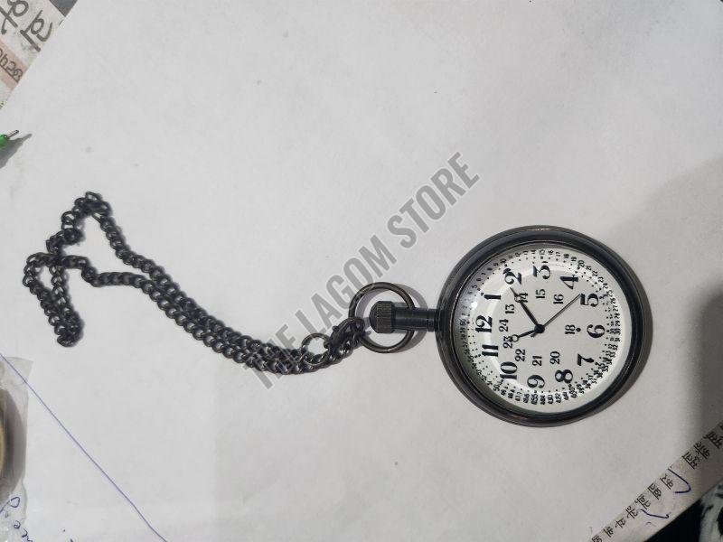 Awesome Design Black Vintage Pocket Watch