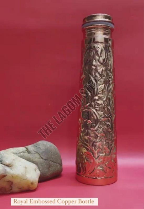 Embossed Copper Bottle