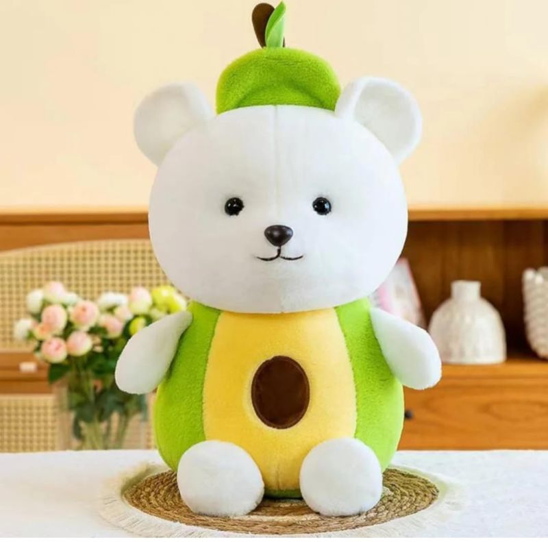 Cute Fat Teddy Bear With Round Cap Toy