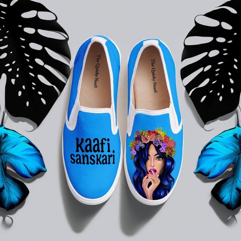 Kaafi Sanskari Print Girls Slip On Shoes