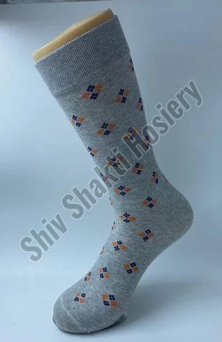 Mens Printed Cotton Socks