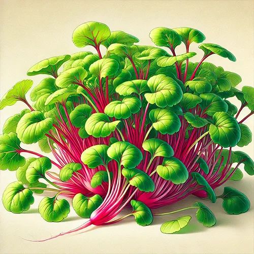 China Rose Radish Microgreen