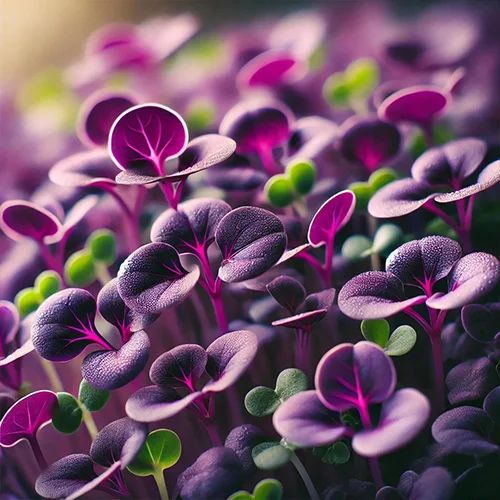 Radish Purple Microgreen