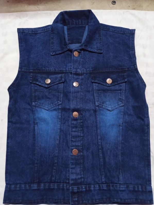 Mens Half Sleeve Denim Jackets