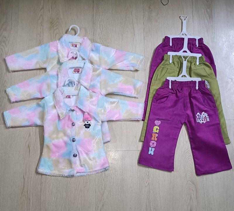 Girl Full Sleeve T Shirt and Pants Set