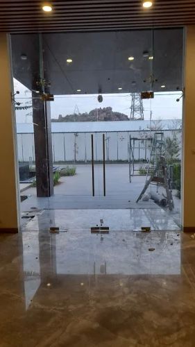 12 Mm Toughened Black Glass Door