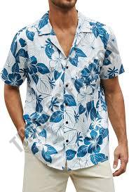 Mens Floral Hawaiian Shirt