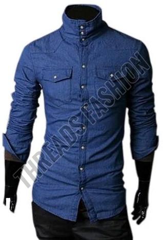 Mens Stylish Denim Shirt