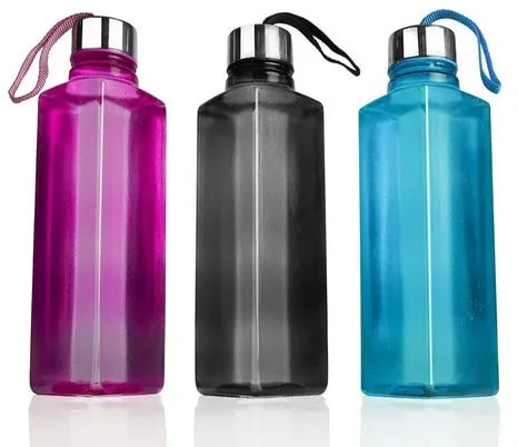 Plastic Square Water Bottle Set