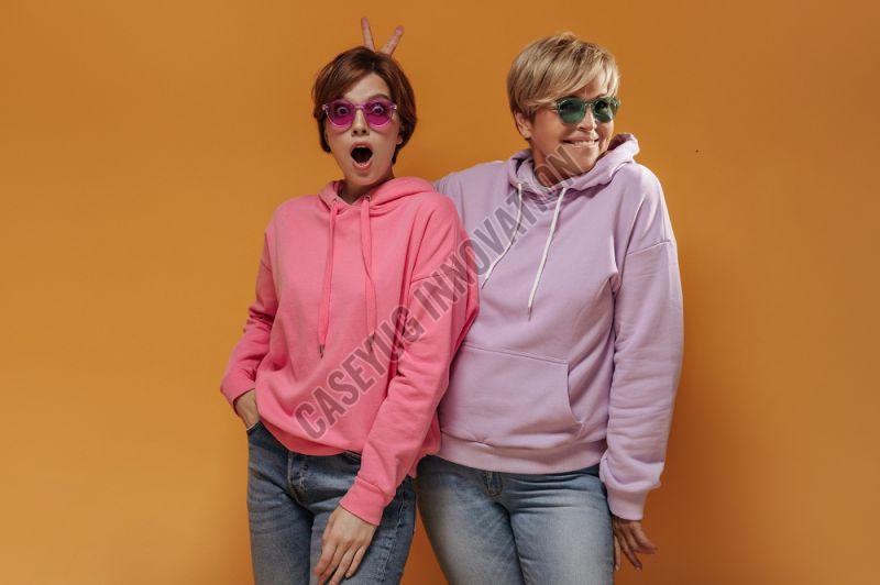 Ladies Full Sleeve Plain Hoodie