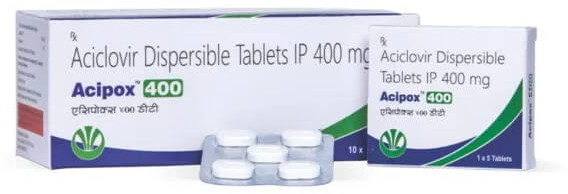 Acipox-400 DT Acyclovir Tablet