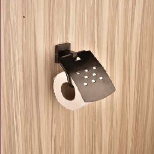 Black CPT Touch Toilet Paper Holder