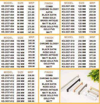 Price List