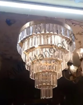 Round Crystal Hanging Chandelier