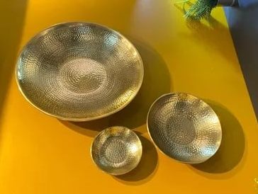 Aluminum Hammered Bowl