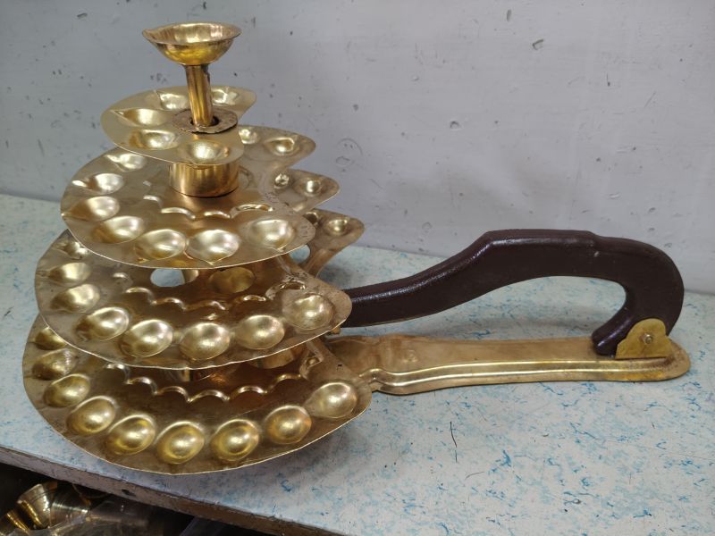 Brass 108 Diya Stand