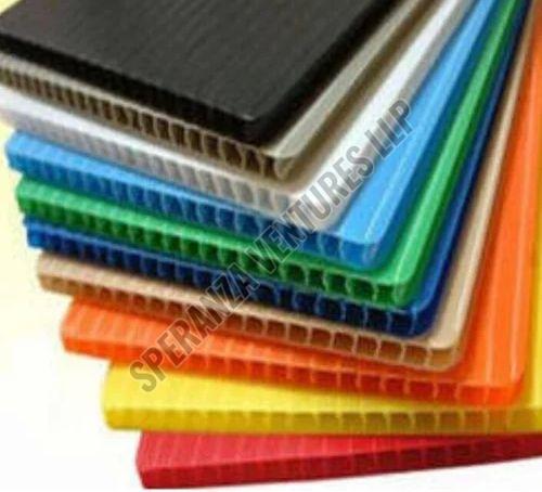 Multicolor PP Corrugated Sheets