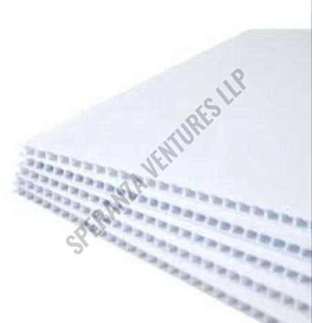 White PP Corrugated Sheets