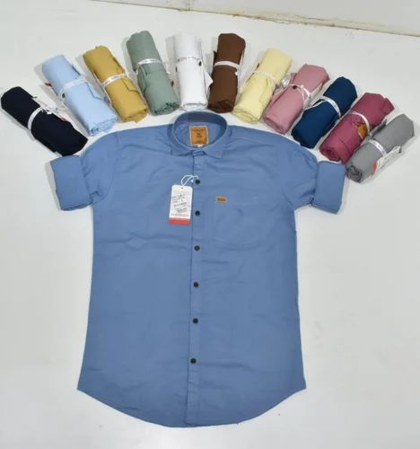 Mens Plain Muticolor Shirt