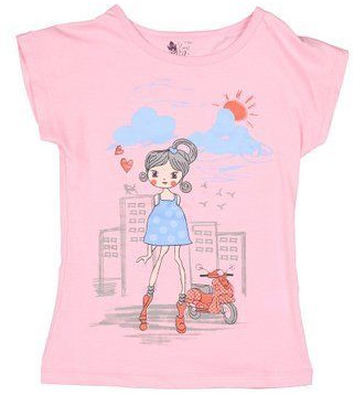 Girls Printed T Shirt