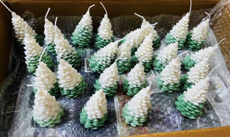 Soy Wax Christmas Tree Candle