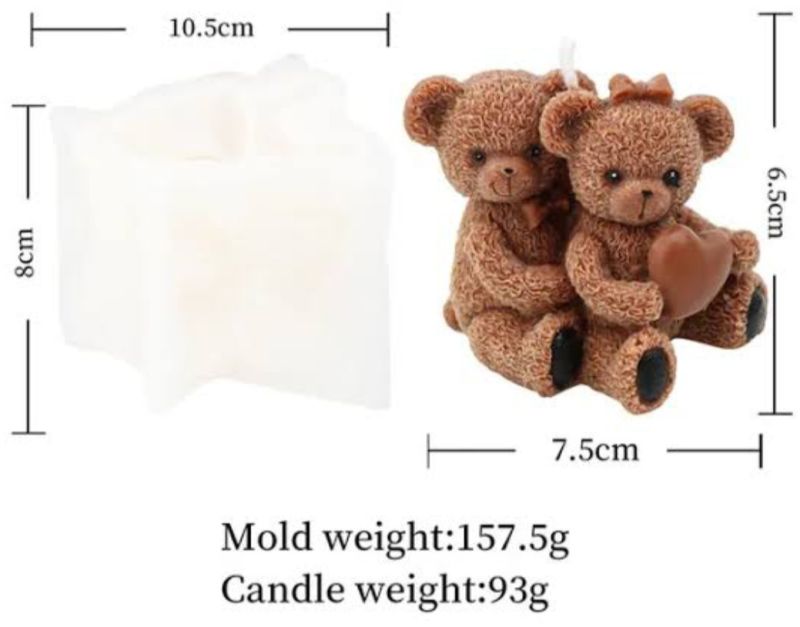 Silicone Teddy Bear Mould