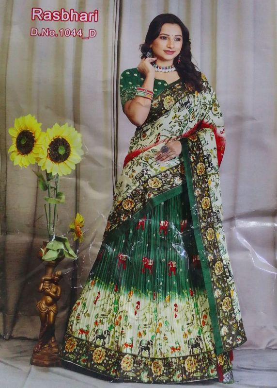 Floral Printed Lehenga Choli Set