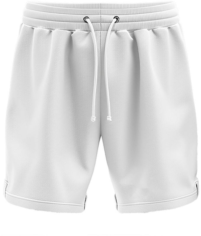 Mens White Cotton Shorts