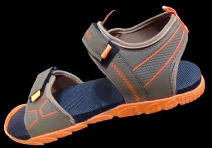 Orange and Brown Mens Sports Sandal