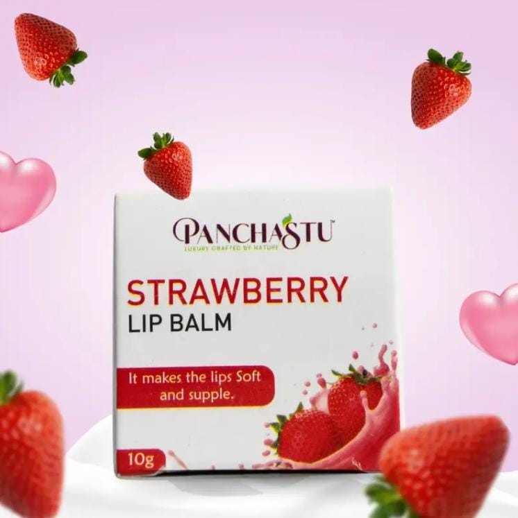 Panchastu Strawberry Lip Balm